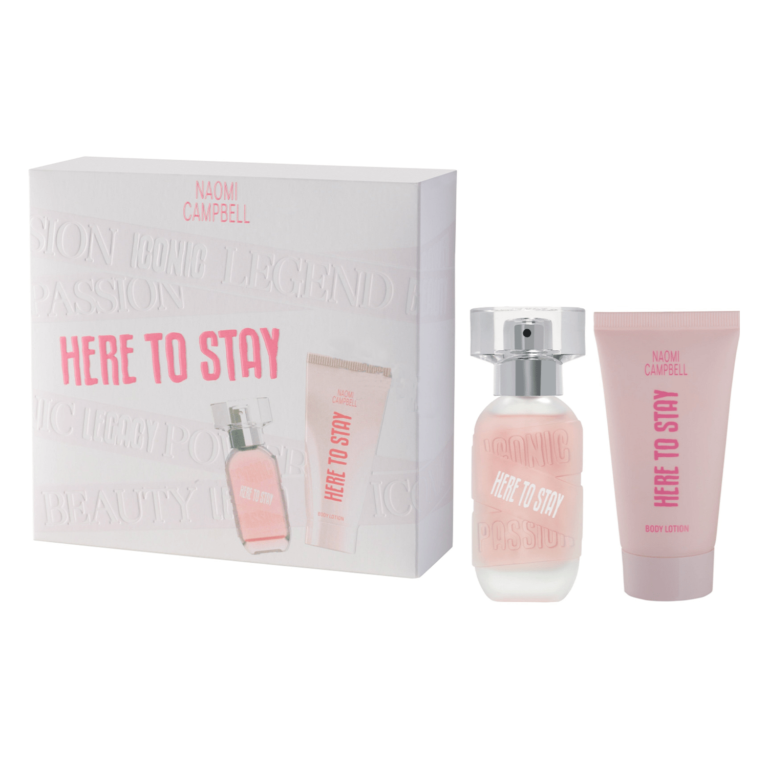 Naomi Campbell Here To Stay EDT Body Lotion Set for Women