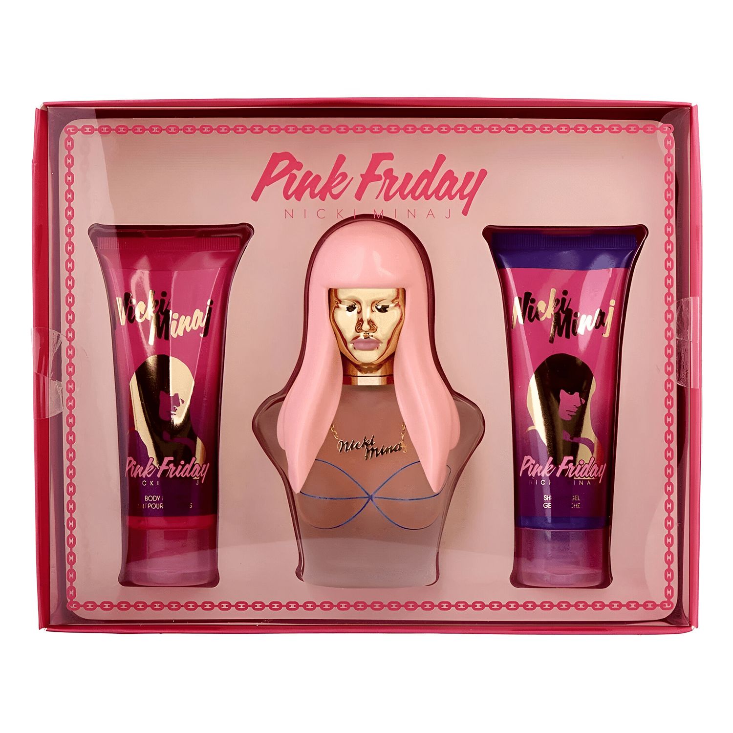 Nicki Minaj Pink Friday EDP Body Lotion & Shower Gel Set for Women