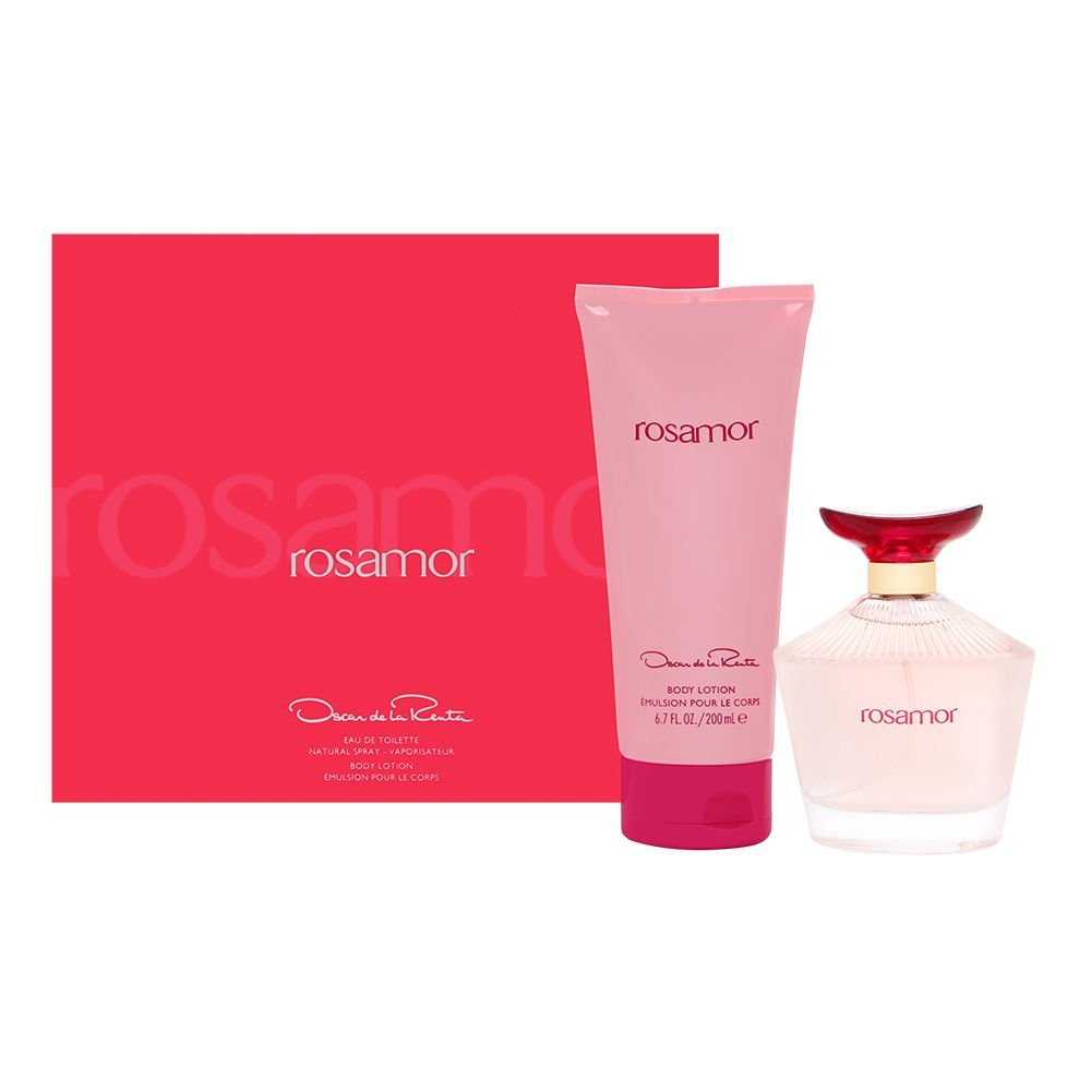Oscar De La Renta Rosamor EDT Body Lotion Set