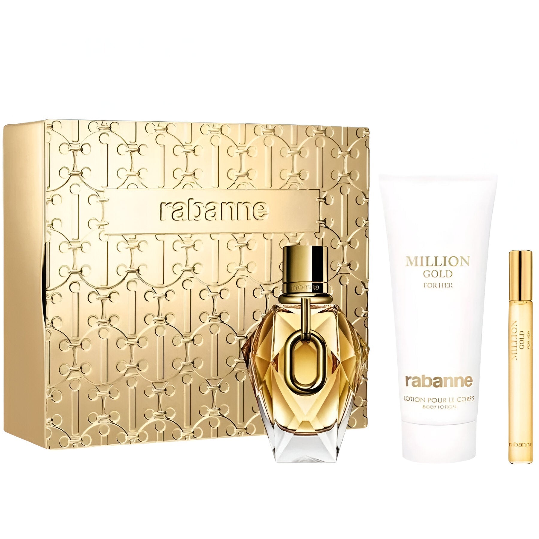 Paco Rabanne Million Gold EDP Body Lotion Set for Women