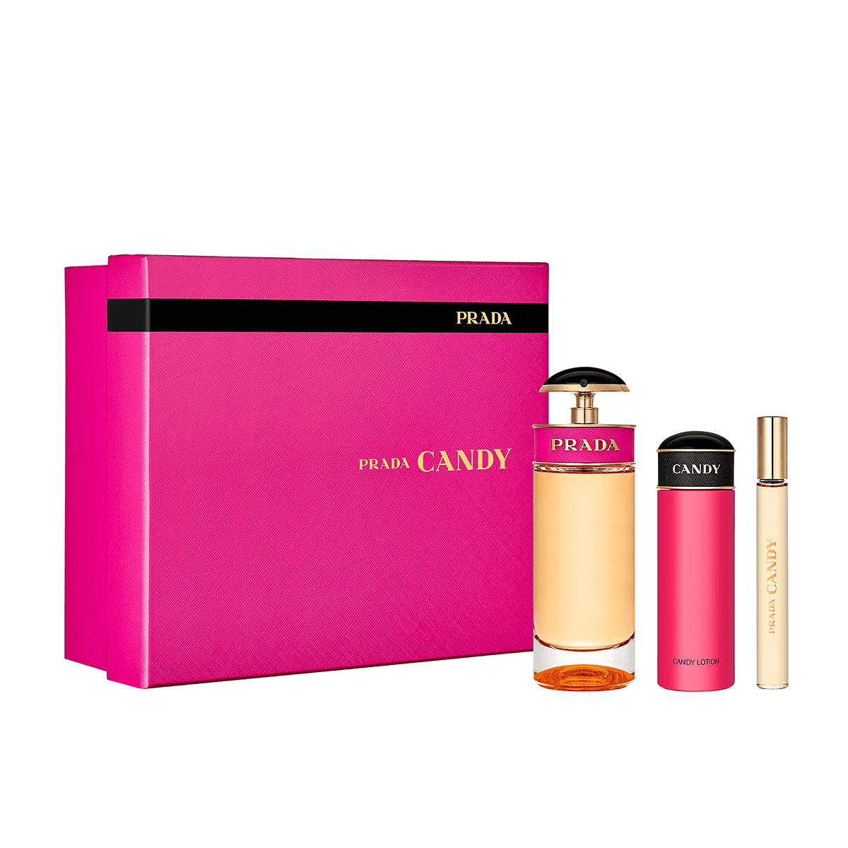 Prada Candy EDP Deluxe Gift Set With Purse Spray