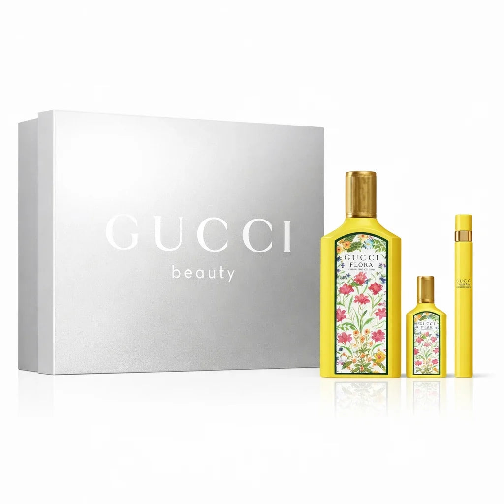 Gucci Flora Gorgeous Orchid EDP Gift Set for Her