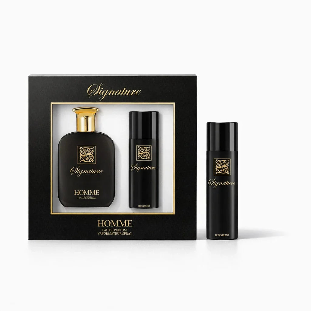 Signature Black EDP & Deodorant Set For Men