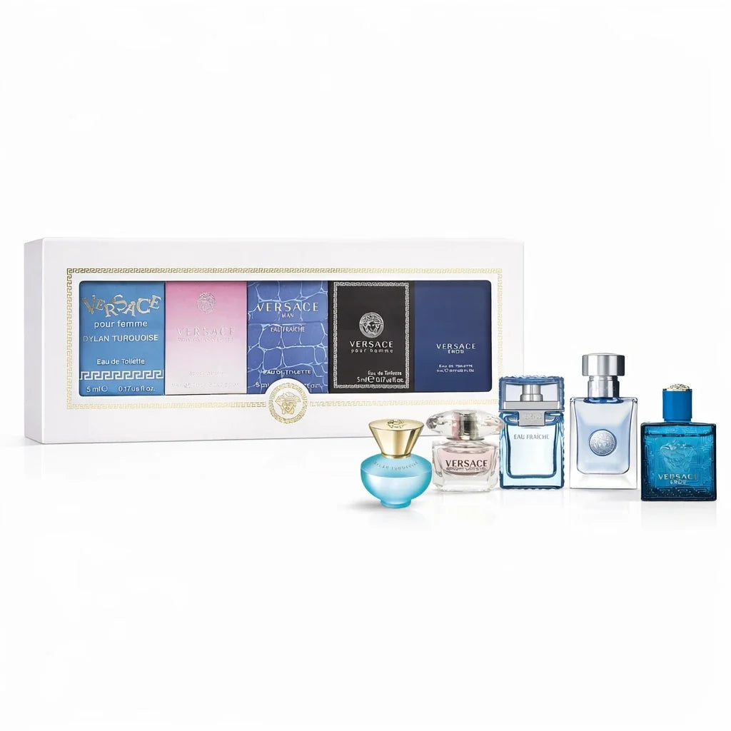 Versace Miniature Discovery Set EDT & EDP for Men & Women