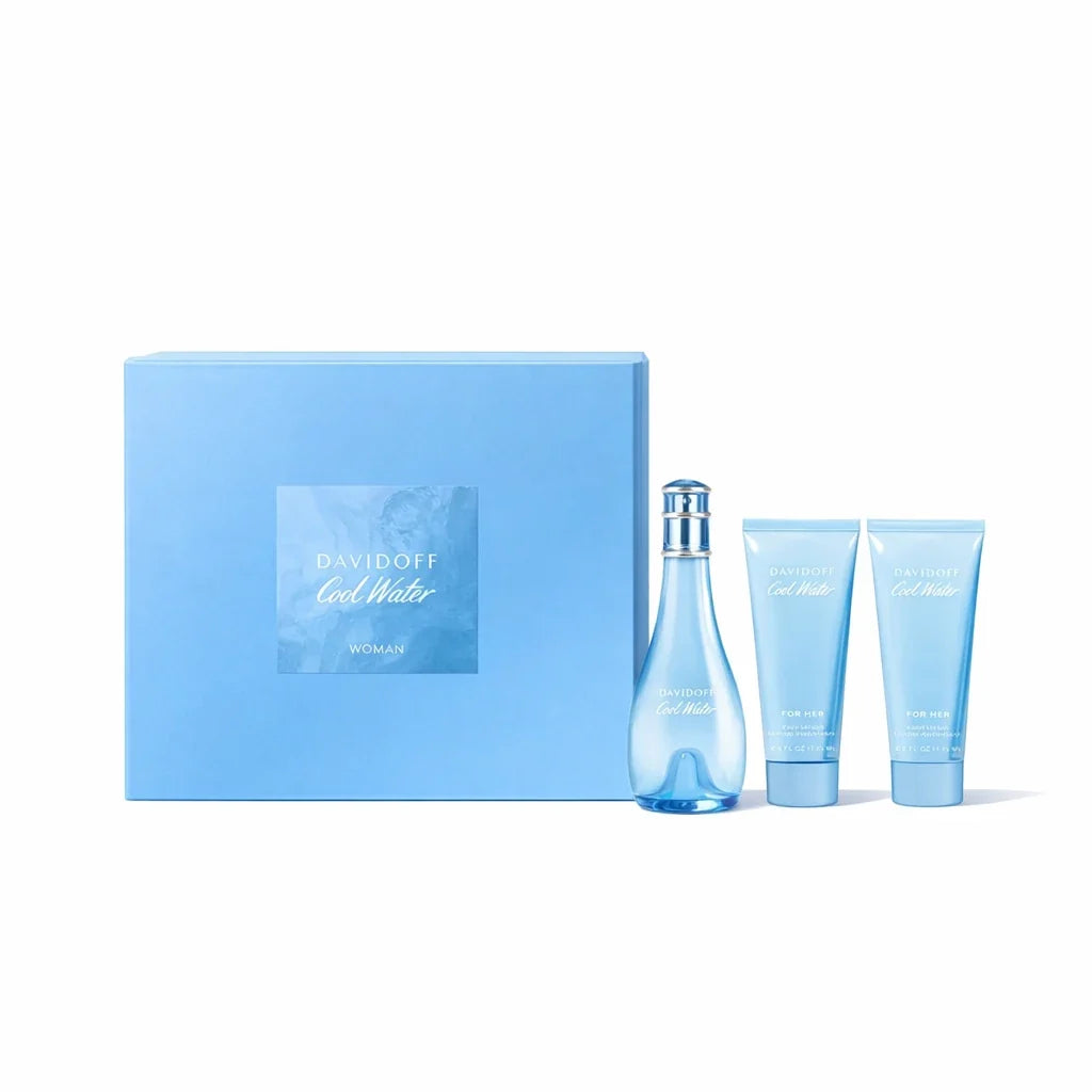 Davidoff Cool Water Woman 3-Piece Gift Set for Her