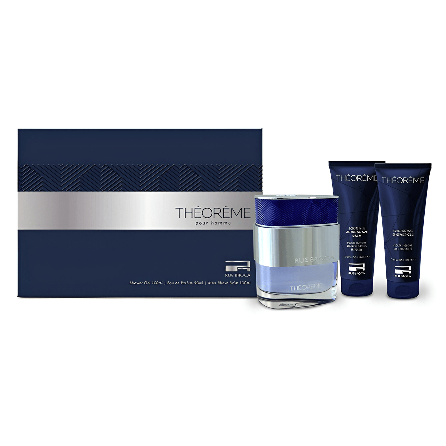 Rue Broca Theoreme EDP Shower Gel & Aftershave Balm Set for Men