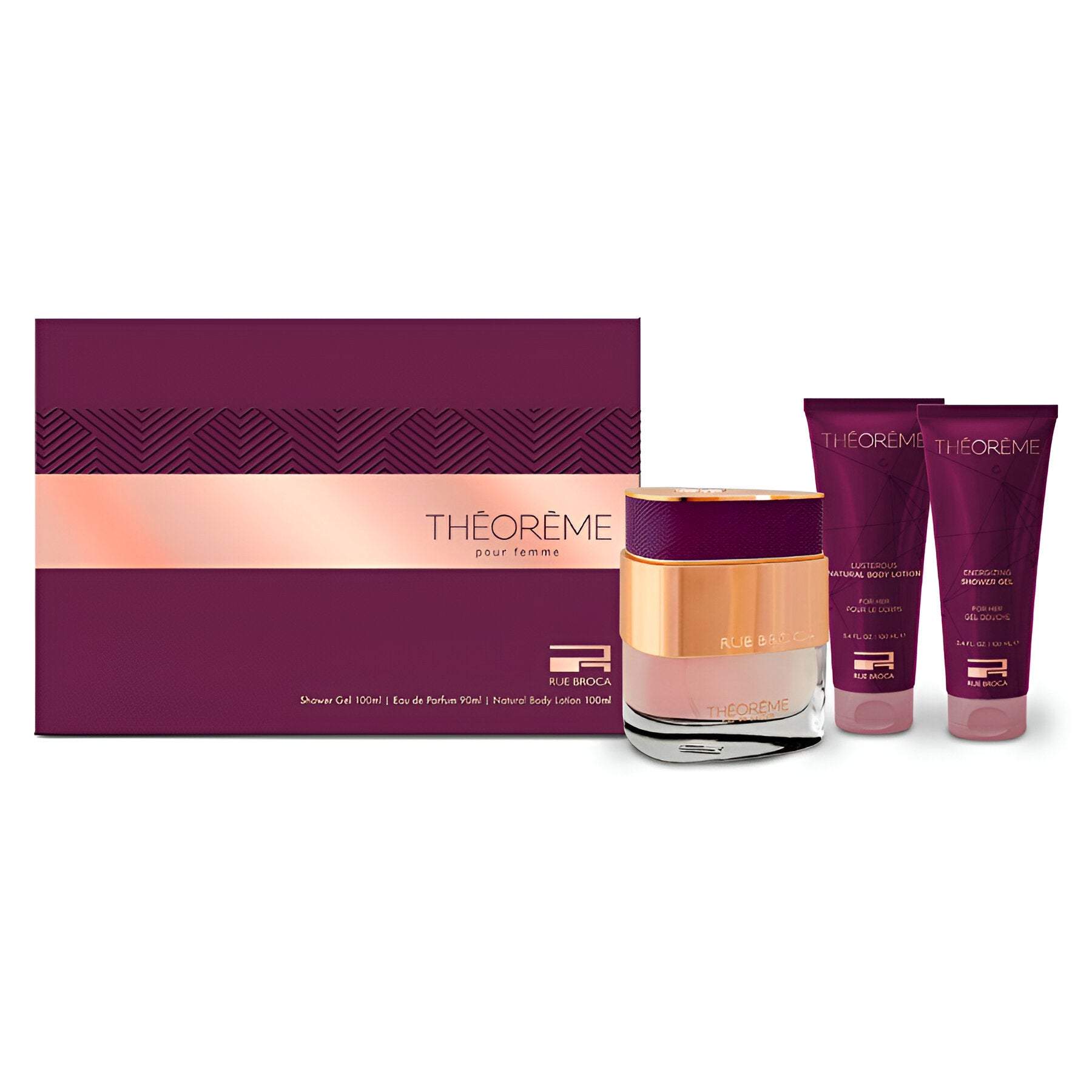 Rue Broca Theoreme EDP Shower Gel & Body Lotion Set for Women