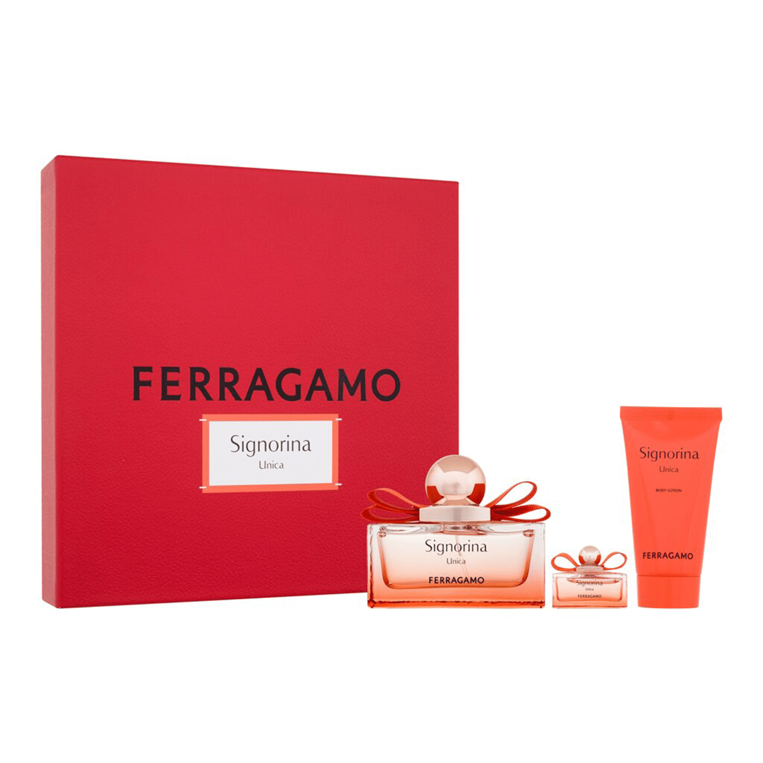 Salvatore Ferragamo Signorina Unica EDP Body Lotion Set for Women