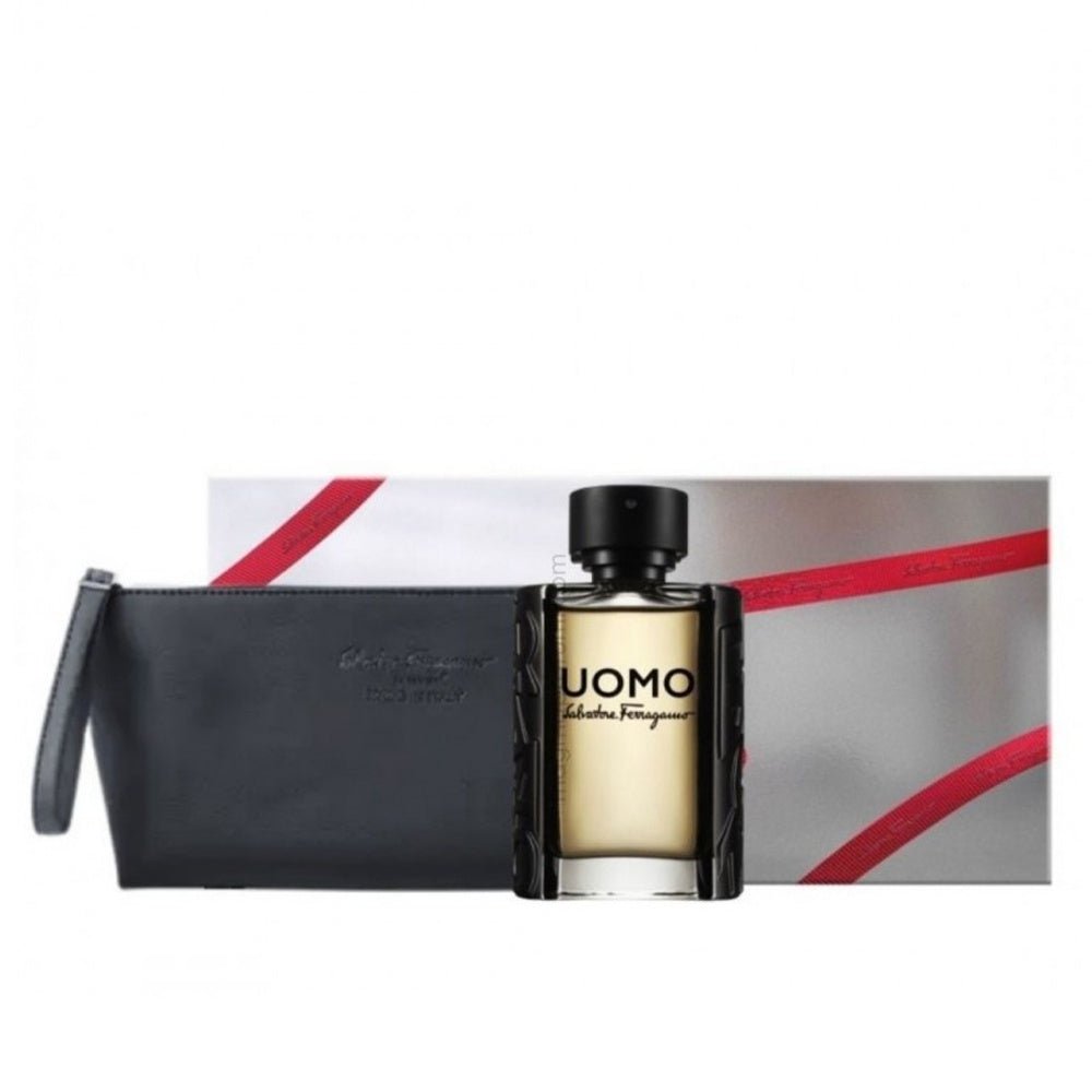 Salvatore Ferragamo Uomo EDT Travel Pouch Travel Set