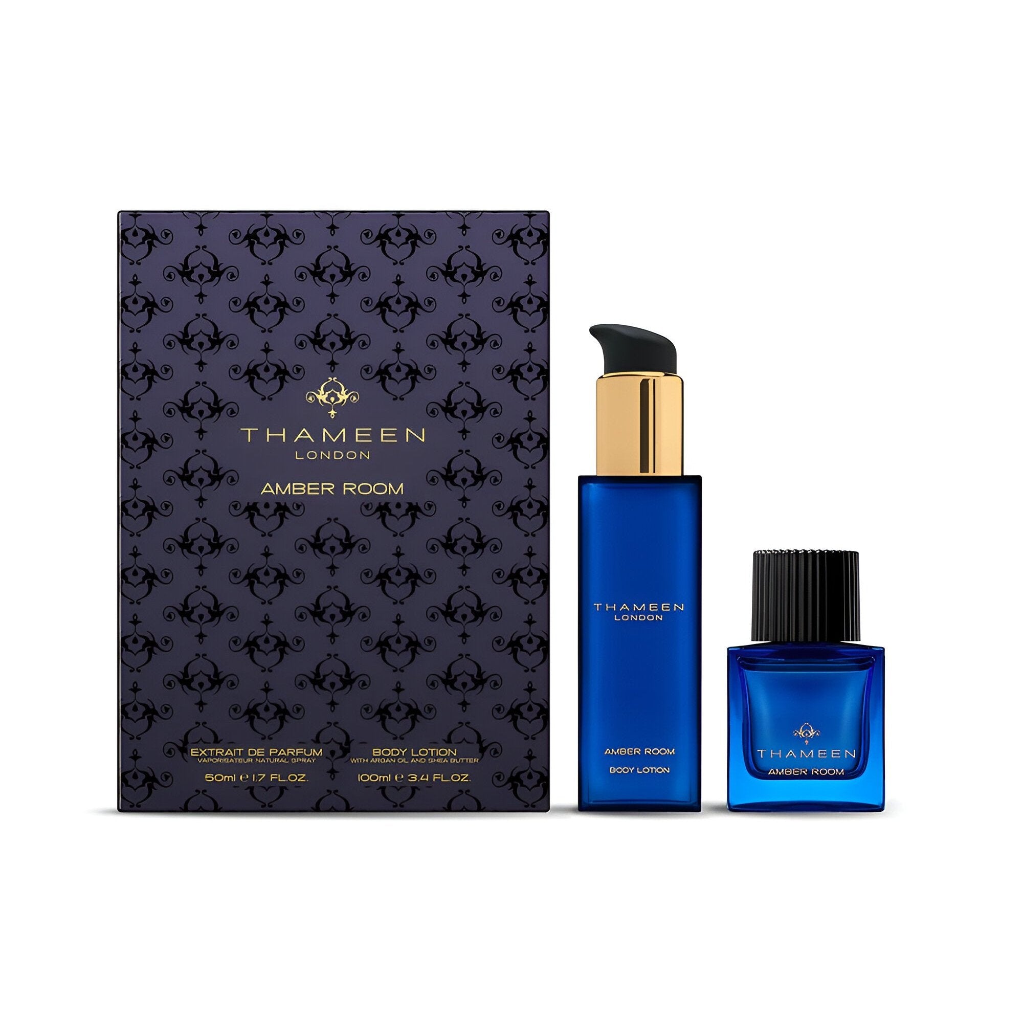 Thameen Treasure Collection Amber Room EDP & Body Lotion Set