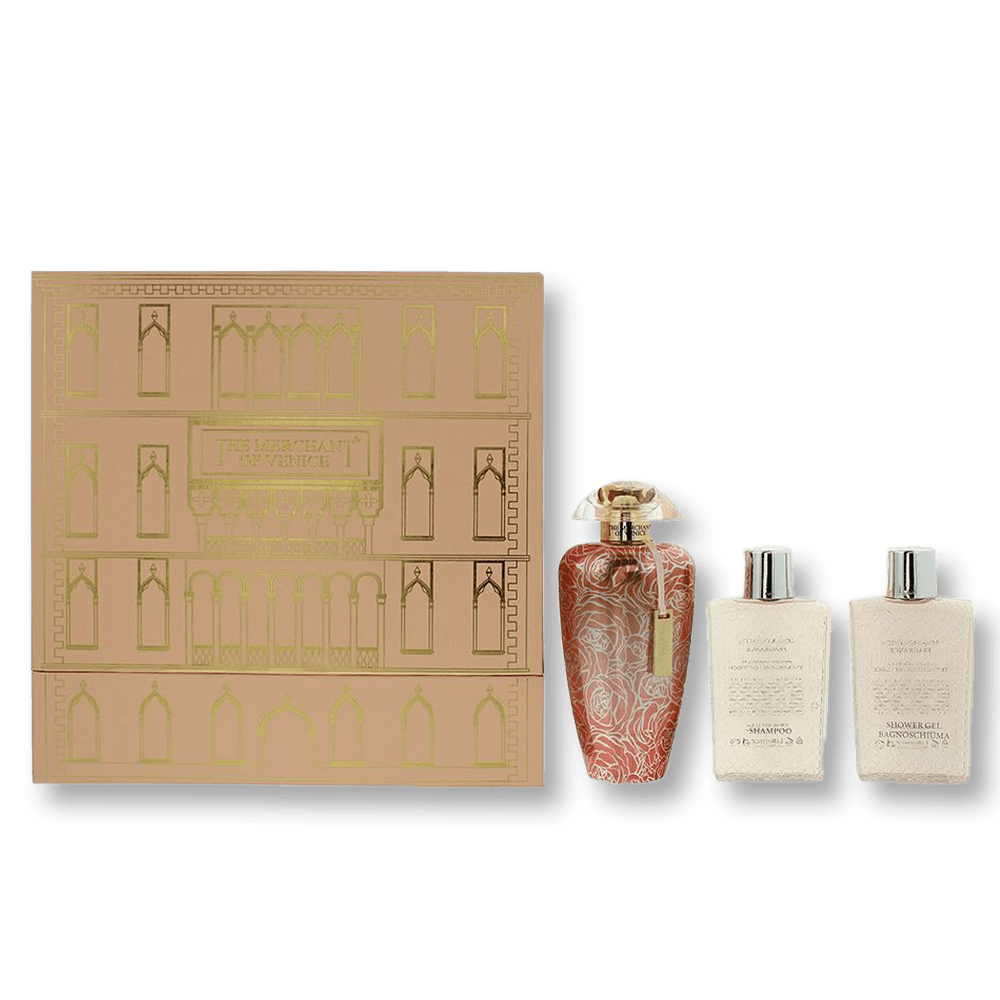 The Merchant of Venice Rosa Moceniga EDP & Bath Essentials Set