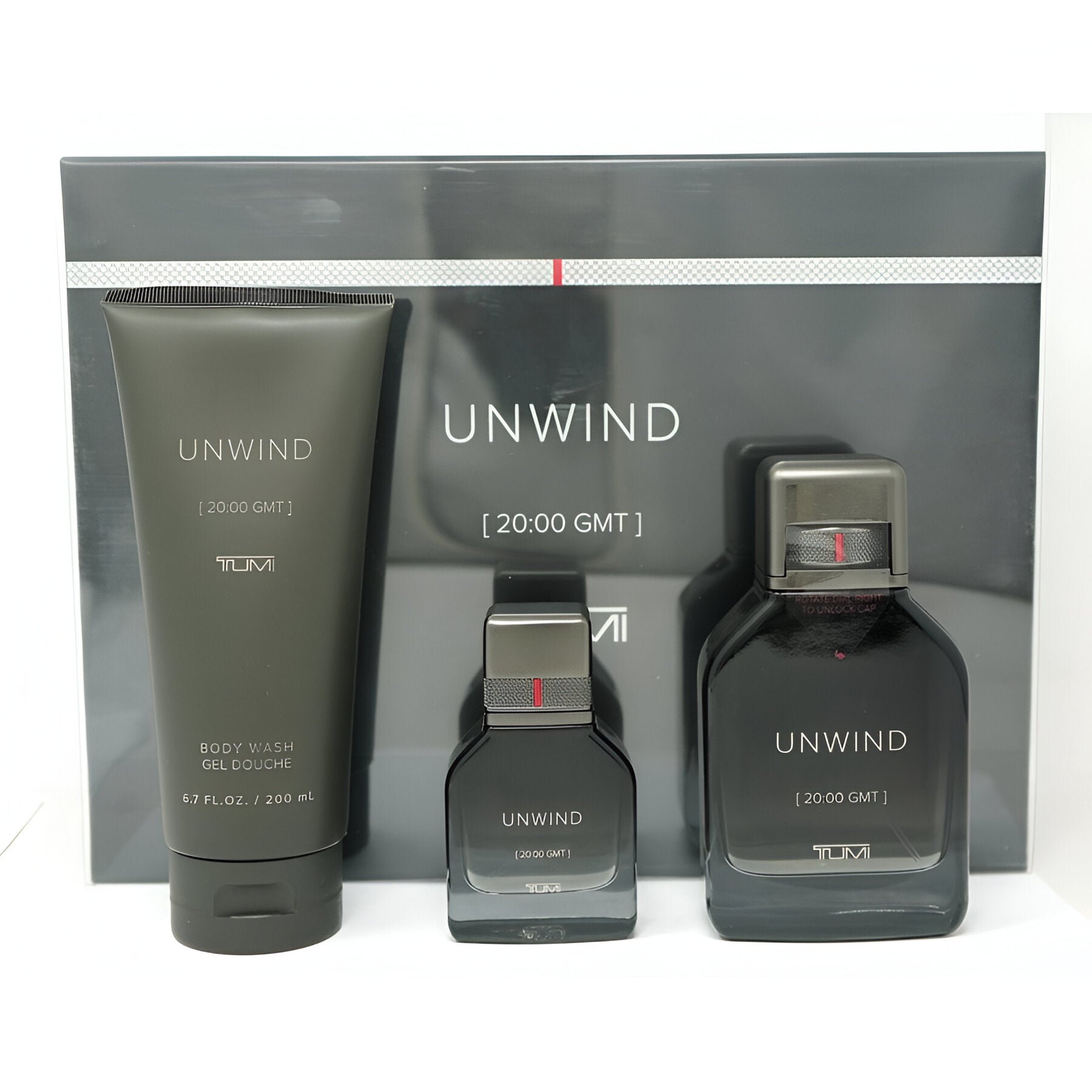 TUMI Unwind EDP Body Wash Set for Men