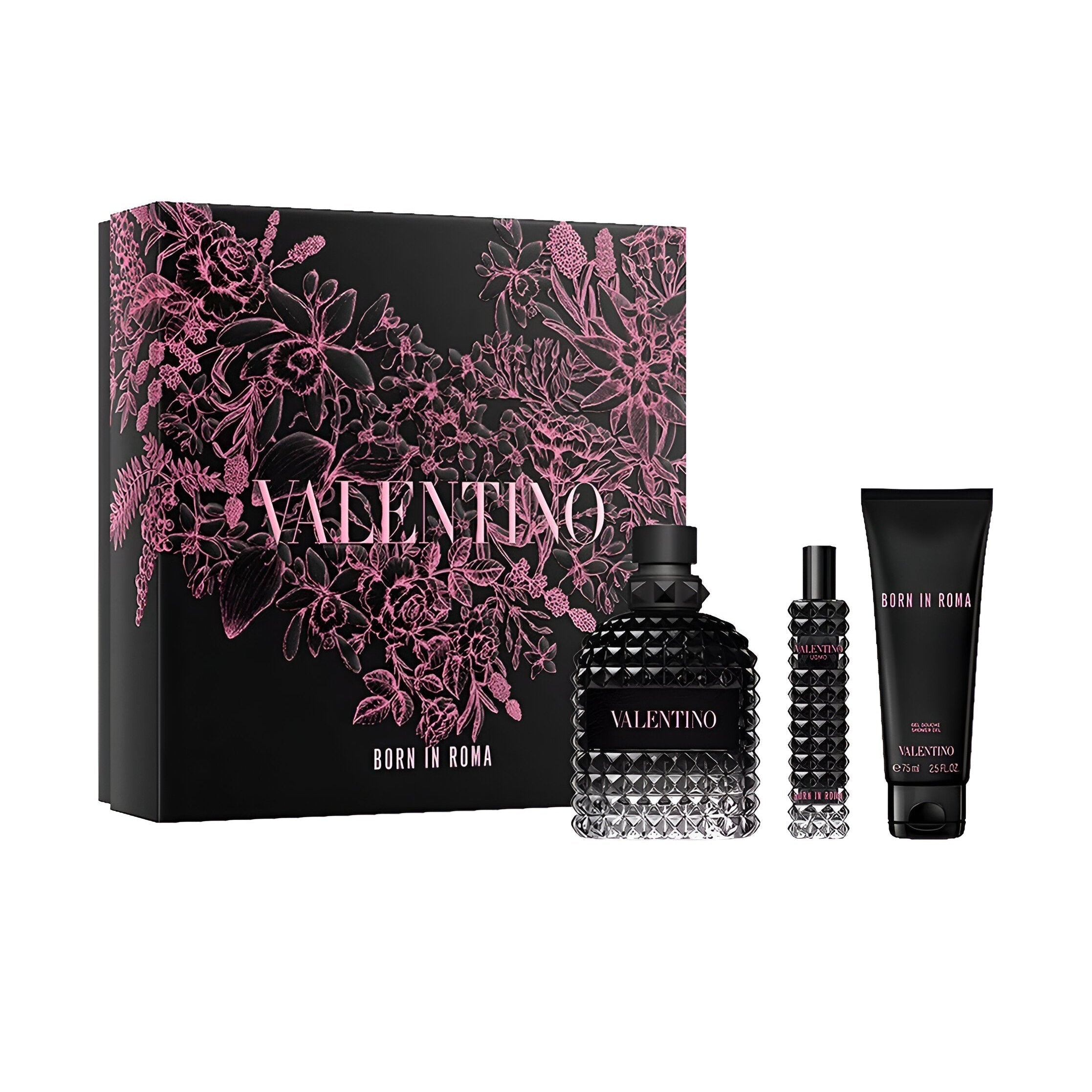 Valentino Uomo Born In Roma EDT Shower Gel Set for Men