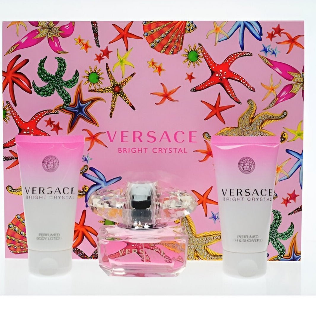Versace Bright Crystal EDT Body Lotion & Shower Gel Set for Women