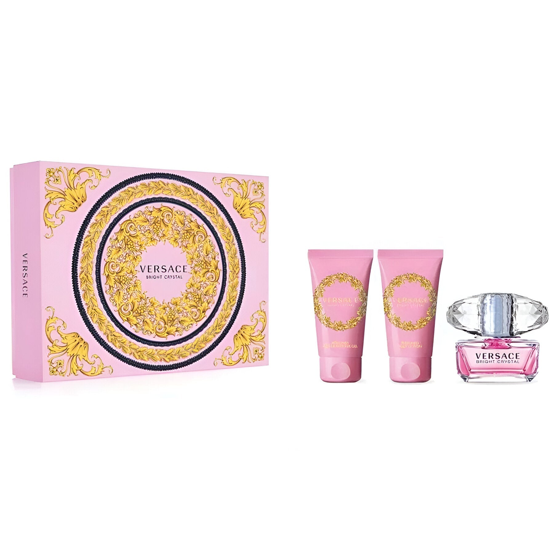 Versace Bright Crystal EDT Shower Gel & Body Lotion Set
