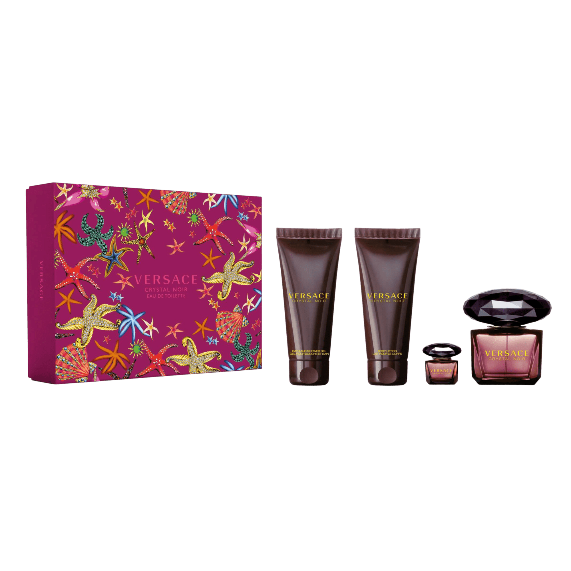 Versace Crystal Noir EDT Deluxe Travel Set