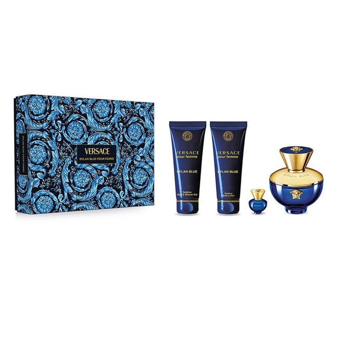 Versace Dylan Blue EDP Set for Her: Body Lotion & Shower Gel