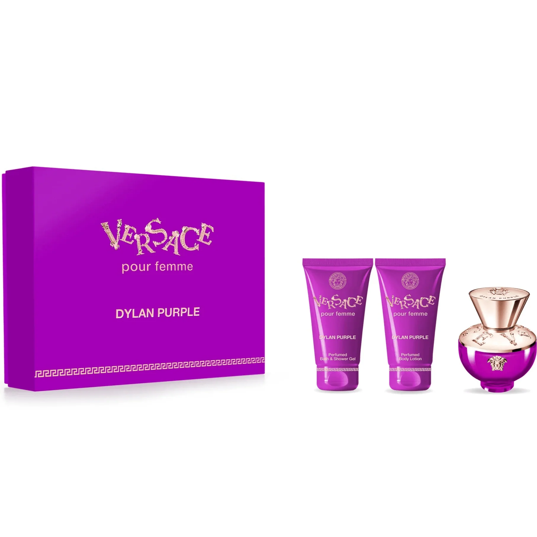 Versace Dylan Purple EDP Body Lotion Set for Women