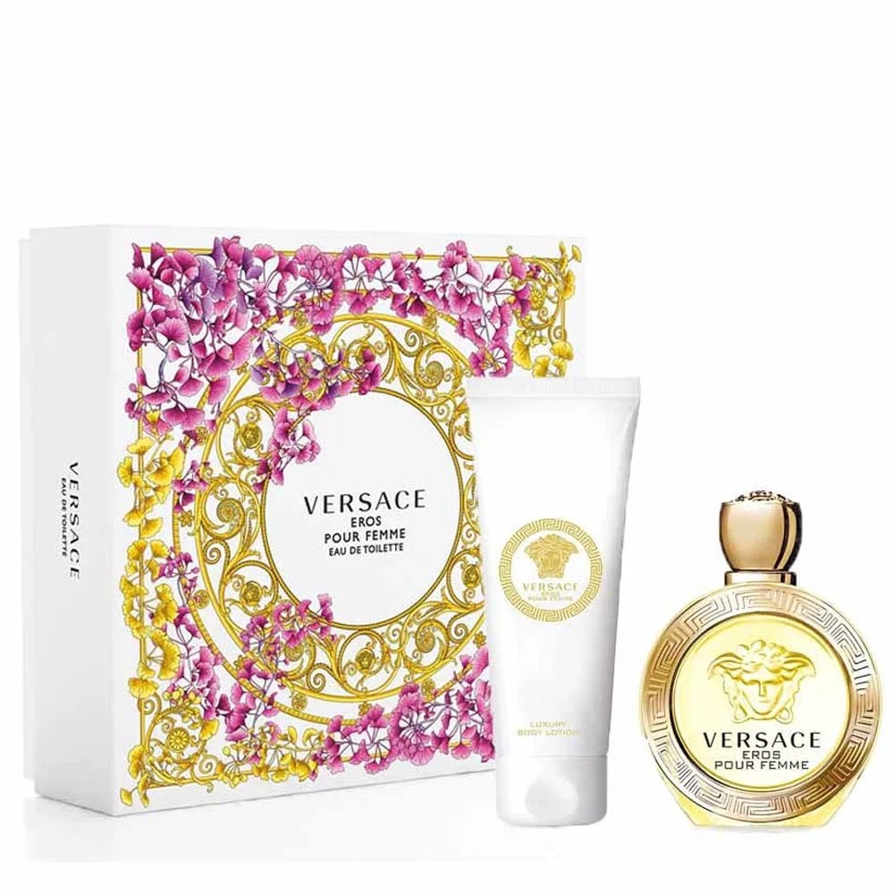 Versace Eros EDT Body Lotion Set For Women