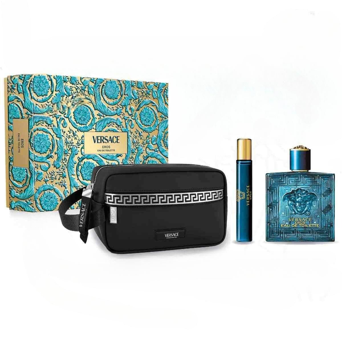 Versace Eros EDT Travel Spray Set for Men