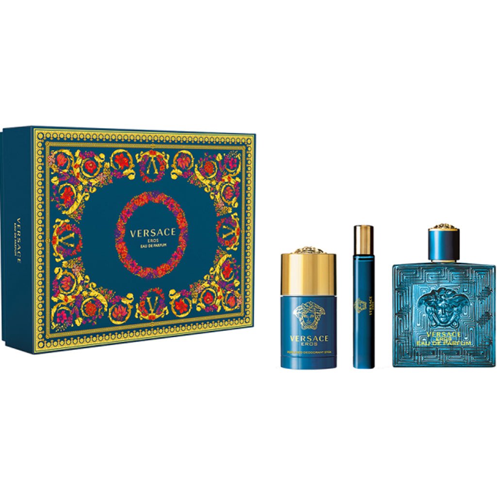 Versace Eros Gift Set For Men Eau de Toilette