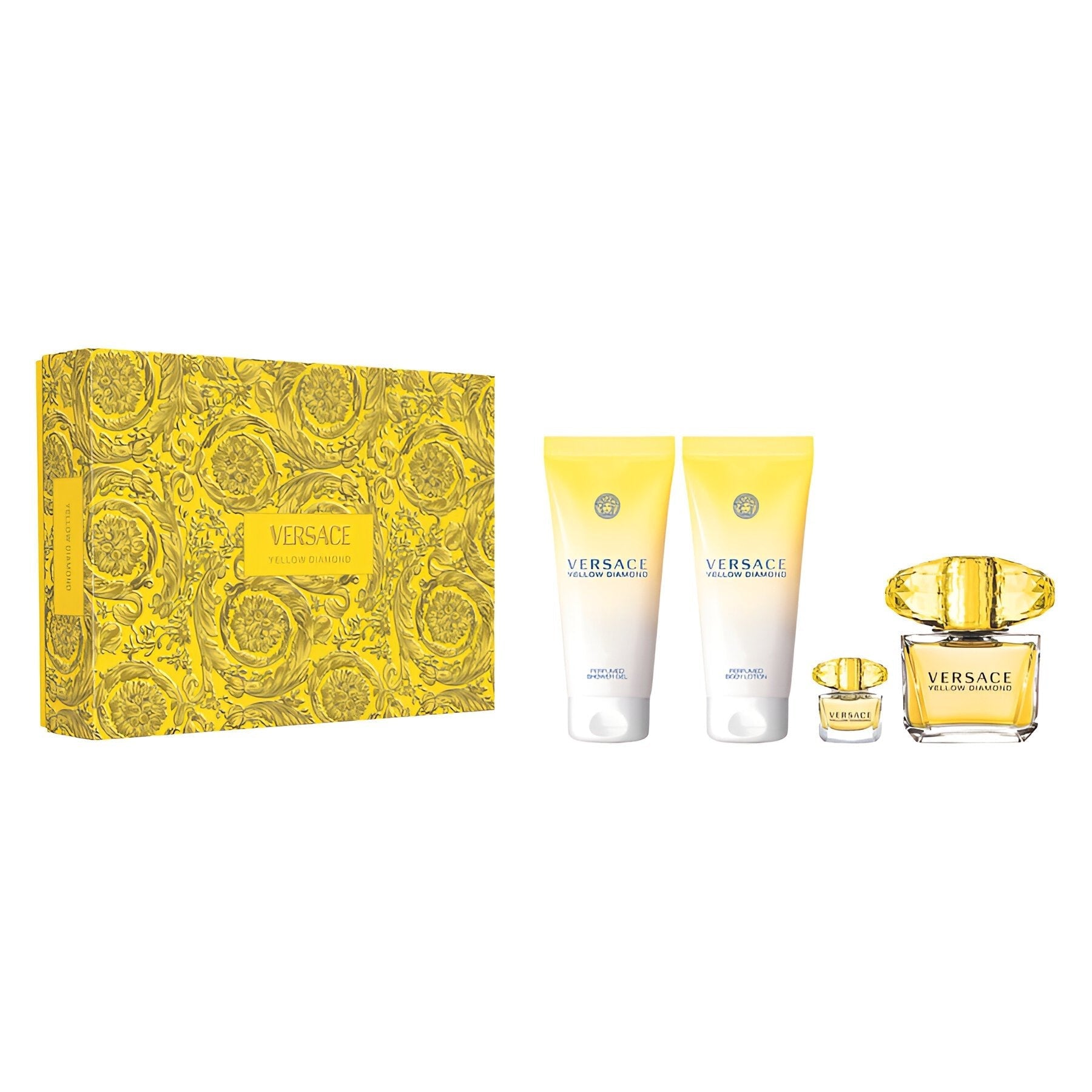Versace Yellow Diamond EDT Body Lotion and Shower Gel Set for Women