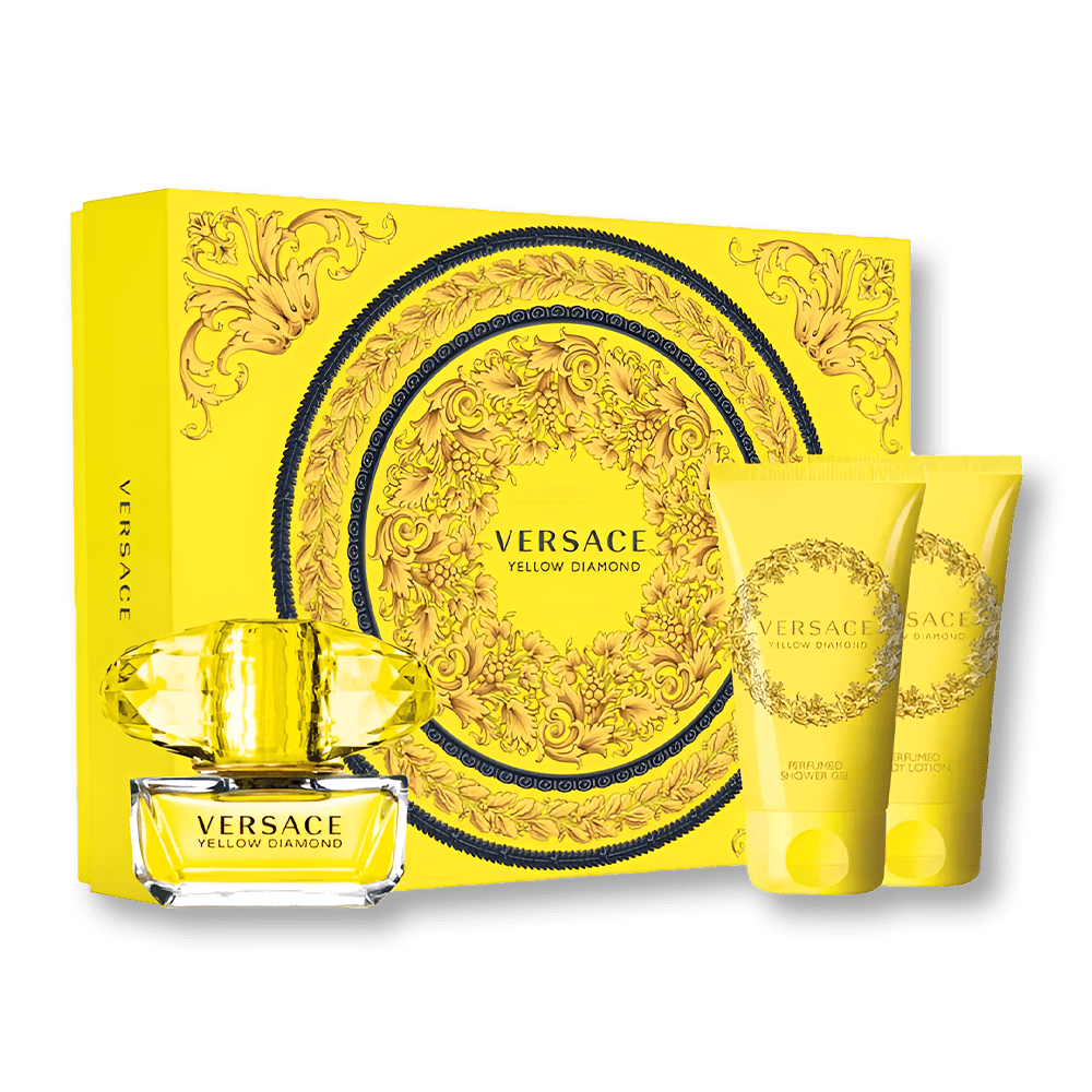 Versace Yellow Diamond Trio Collection Set