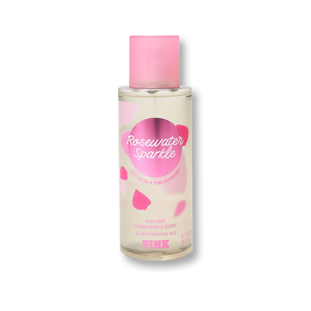 Victoria's Secret Pink Rosewater Sparkle Body Mist 250ml