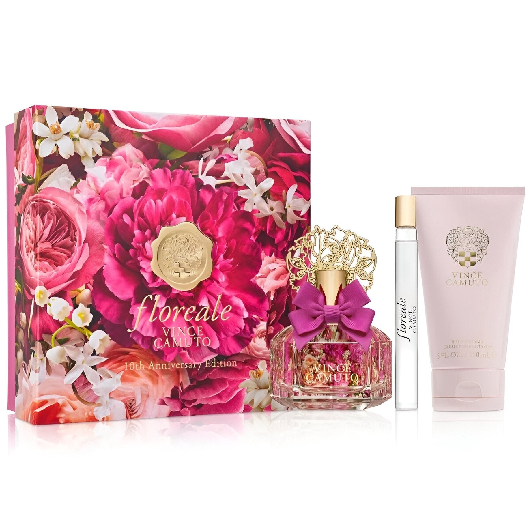 Vince Camuto Floreale EDP & Body Cream Set For Women