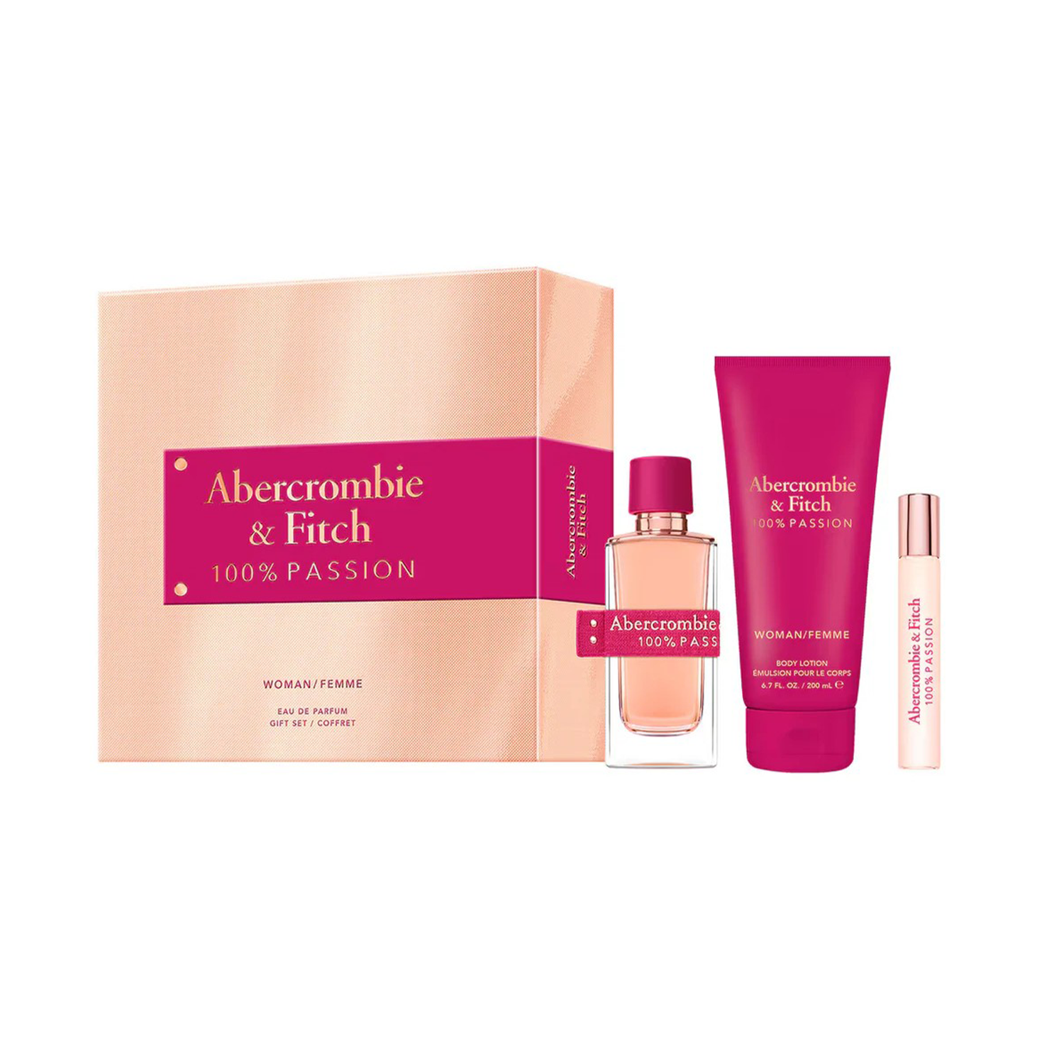 Abercrombie & Fitch 100% Passion EDP Gift Set for Her